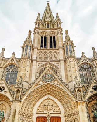 Cathedral Church In Nancy paint by number