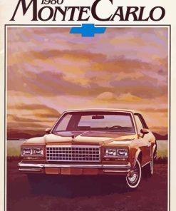 Chevrolet Monte Carlo Poster paint by number