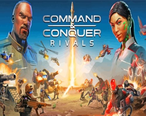 Command And Conquer Rivals Poster paint by number