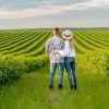 Couple In Farm Field paint by number