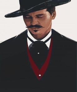 Doc Holliday paint by number