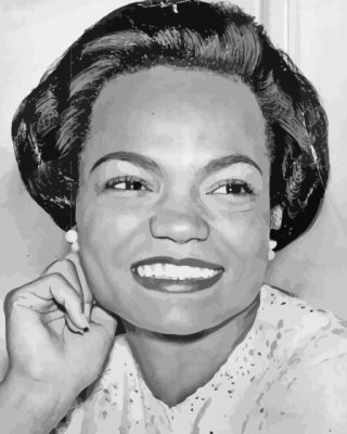 Eartha Kitt American Dancer paint by number