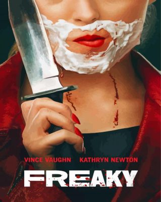 Freaky Horror Movie Poster paint by number