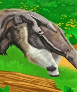 Giant Anteater paint by number