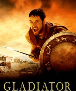 Gladiator Movie paint by number