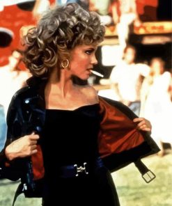 Grease Movie Actress paint by number