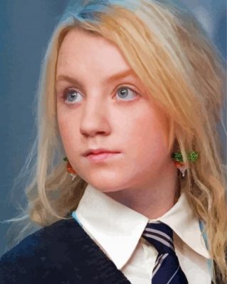 Harry Potter Luna Lovegood Paint by number