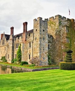 Hever Castle Kent paint by number