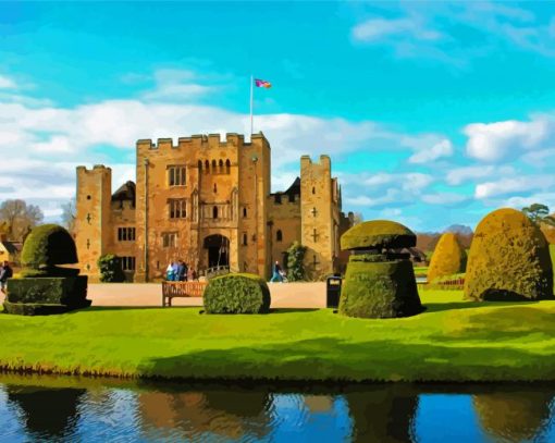 Hever Castle View paint by number