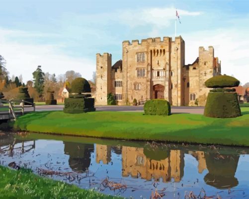 Hever Castle And Gardens UK paint by number