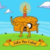 Jake The Dog Cake paint by number