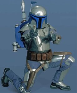 Jango Fett Star Wars Character Paint by number