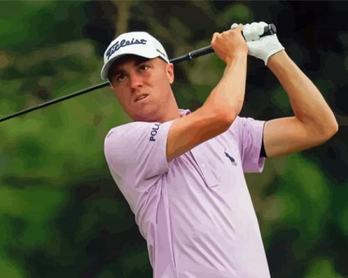 Justin Thomas paint by number