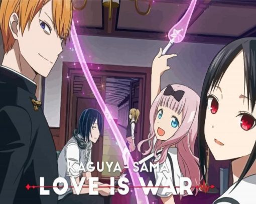 Kaguya Sama Love Is War Manga Poster paint by number