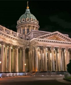 Kazan Cathedral St Petersburg paint by number