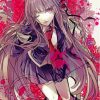 Kyoko Kirigiri Anime Character Art paint by number