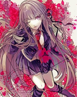 Kyoko Kirigiri Anime Character Art paint by number