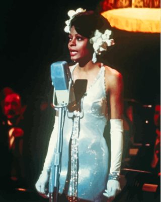 Lady Sings The Blues Movie paint by number