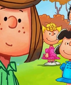 Lucy Van Pelt And Friends paint by number