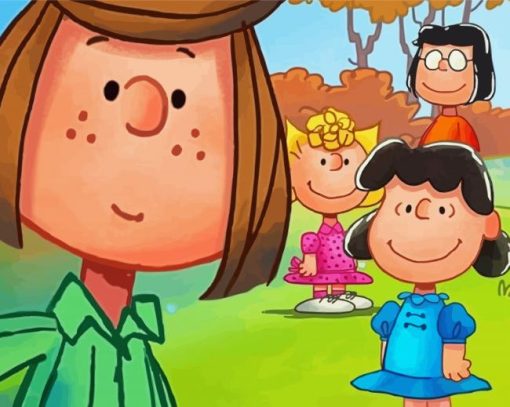 Lucy Van Pelt And Friends paint by number