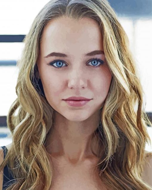 Madison Iseman Face paint by number