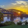 Memphis Bridge Tennessee paint by number