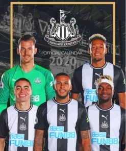 Newcastle United Players paint by number