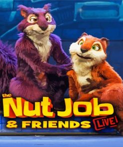 Nut Job Movie Poster Paint by number