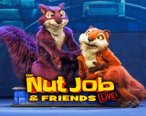 Nut Job Movie Poster Paint by number