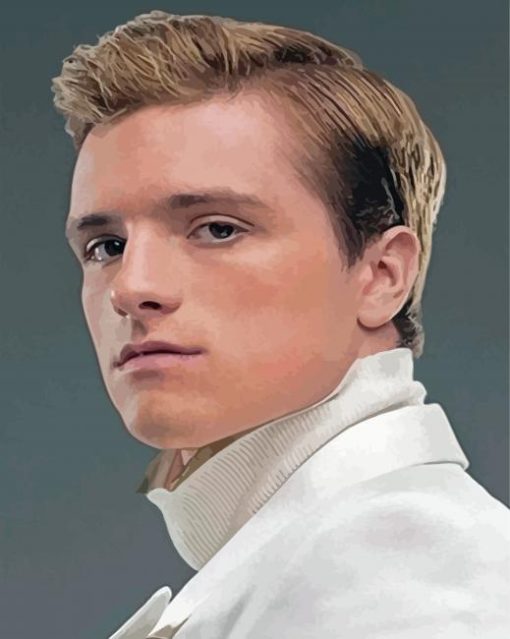 Peeta Mellark paint by number