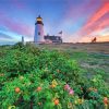 Pemaquid Point Lighthouse In Maine Paint by number