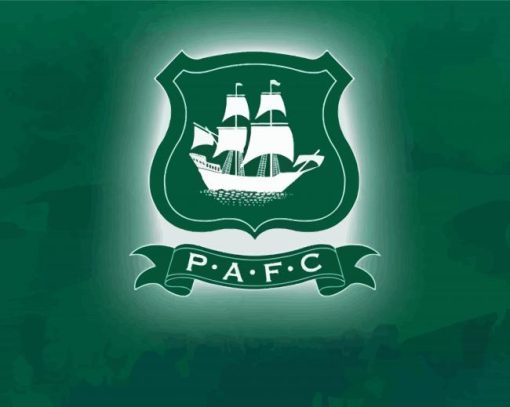 Plymouth Argyle Football Club Logo Paint by number