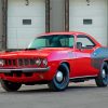 Plymouth Hemi Cuda paint by number