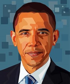 Pop Art Barack paint by number