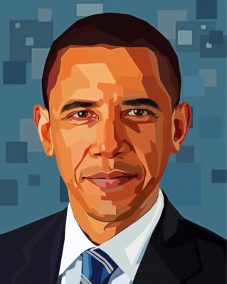 Pop Art Barack paint by number