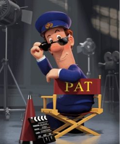 Postman Pat Movie paint by number