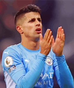 Professional Footballer Joao Cancelo paint by number