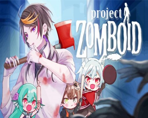 Project Zomboid Game Poster paint by number