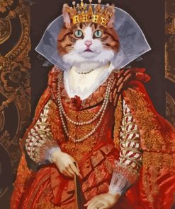 Queen Meow paint by number