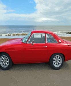 Red Classic Reliant Scimitar paint by number