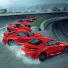 Red Toyota Gr 86 Cars paint by number