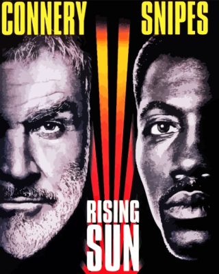 Rising Sun Film Poster paint by number