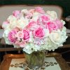 Roses And Hydrangea Vase paint by number