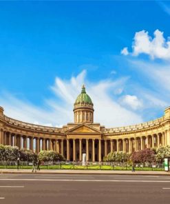 Russia Kazan Cathedral paint by number