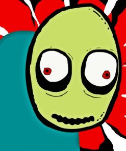 Salad Fingers paint by number