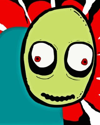 Salad Fingers paint by number