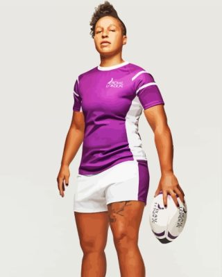 Shaunagh Brown Rugby Player Paint by number