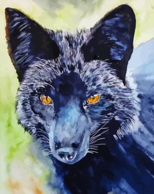 Silver Fox Art paint by number