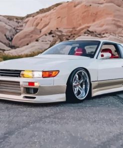 Silvia S13 White Car paint by number