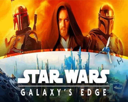 Star Wars Galaxy Edge Poster Paint by number